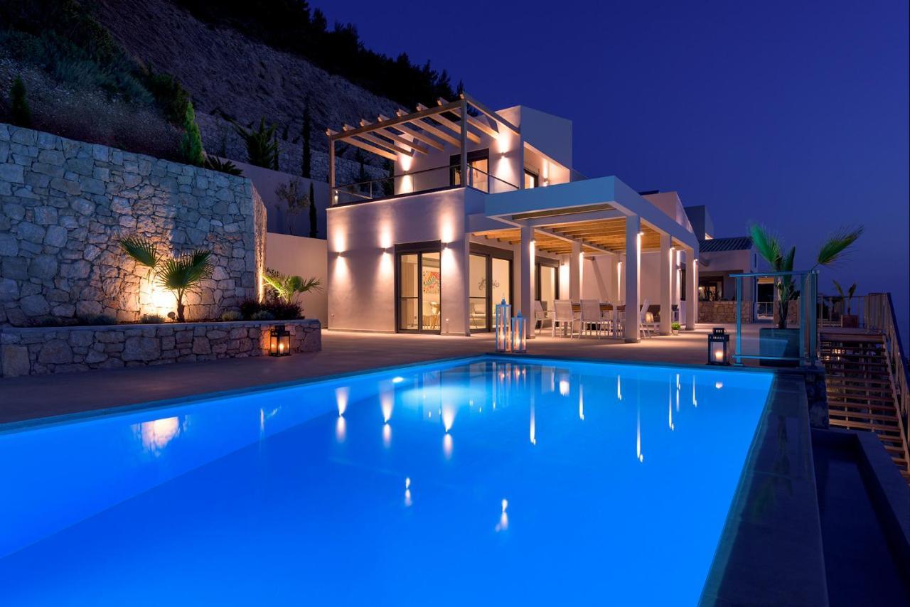 Kathisma Bay Villas - Luxury Villas- Villa Oceanos Kalamitsi  Ngoại thất bức ảnh